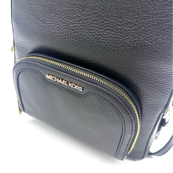 Michael Kors Medium Jaycee Backpack Black - Picture 8 of 13